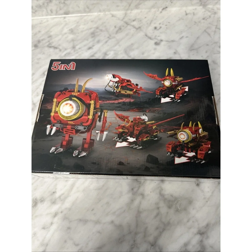 HOGOKIDS 5-in-1 Dragon Robot Building‎ Toys Monster Robots NO.SC8817 Brand New